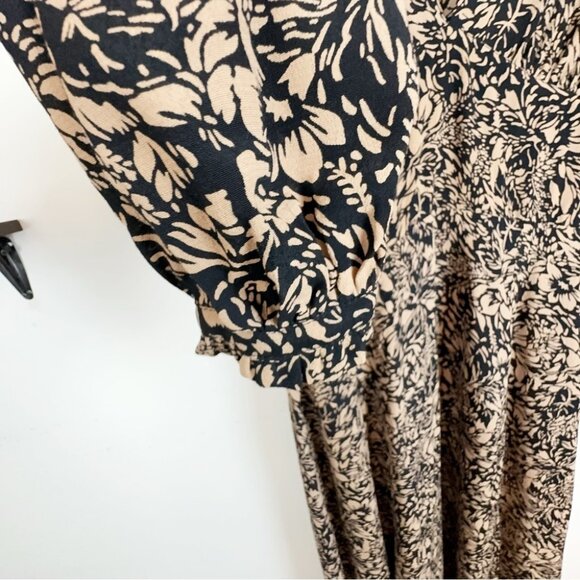 NWT Lusana Camilla Midi Dress in Palma 100% Crepe Georgette - Picture 8 of 9